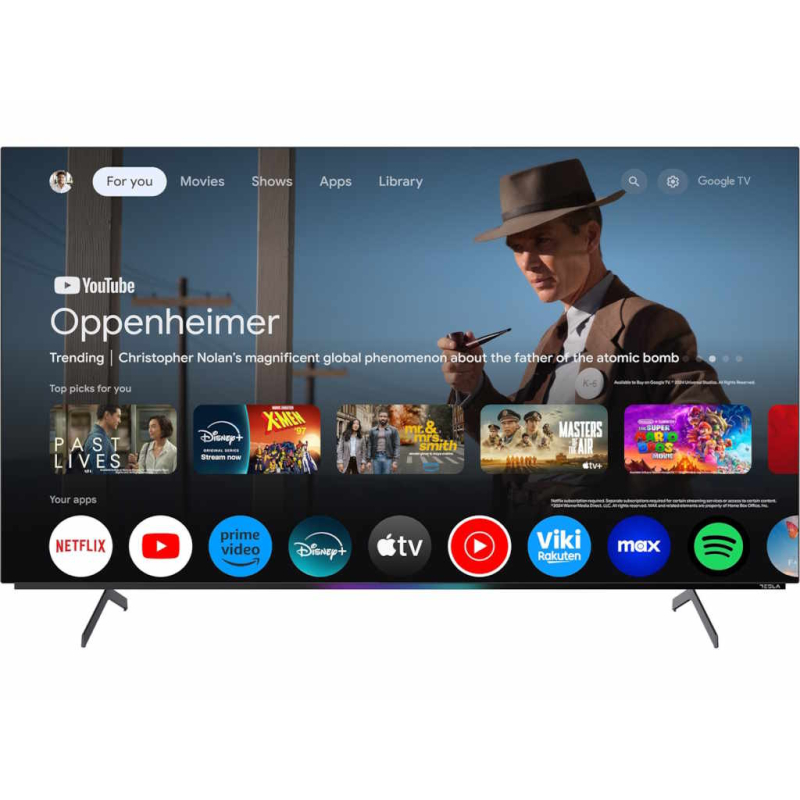 Televizor TESLA O65S949GUS/OLED/65"/4K/Smart/Google TV/siva