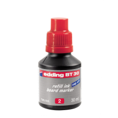 Refil za marker za belu tablu BT 30, 30ml Edding crvena
