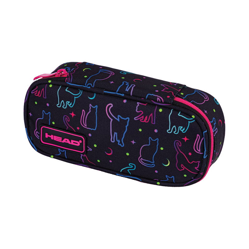 Pernica prazna ovalna 1zip 1 preklop AC6 Night Cat 24.Head 503024036 crna!!