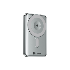 REMAX CX-2 15W magnetic,10000mAh,Wireless Power Bank with Built-in  Stand silver