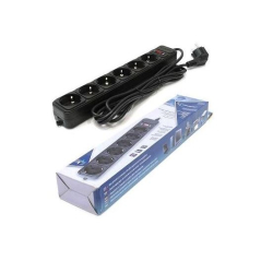 SPG6-B-15 PRODUZNI KABL SA ZASTITOM 6 UTICNICA 4,5 METRA(3x1.0mm) CRNI