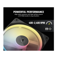 Kuler za PC CORSAIR iCUE LINK LX120-R/RGB/120mm/single fan/crna