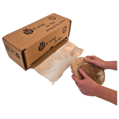 Papir pak/3D-Saće rolna 80g 38cmx100m u kutiji Bi Wrap BWBV 38100 2 natur