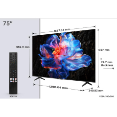 Televizor TCL 75V6C/75"/4K UHD/60Hz/Google TV/crna