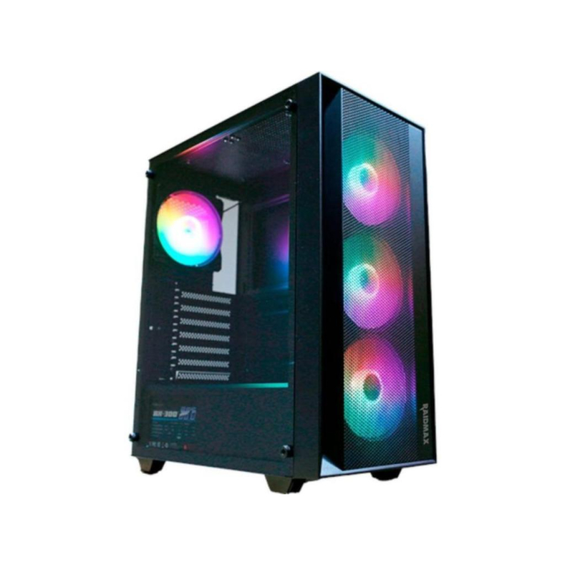 Kucište RAIDMAX Vector 100/4xRGB/Window/650W/crna