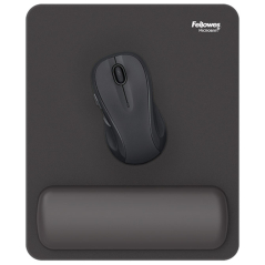 Podloga za miša sa odmaračem zgloba Microban Breyta Fellowes 100142555 crna