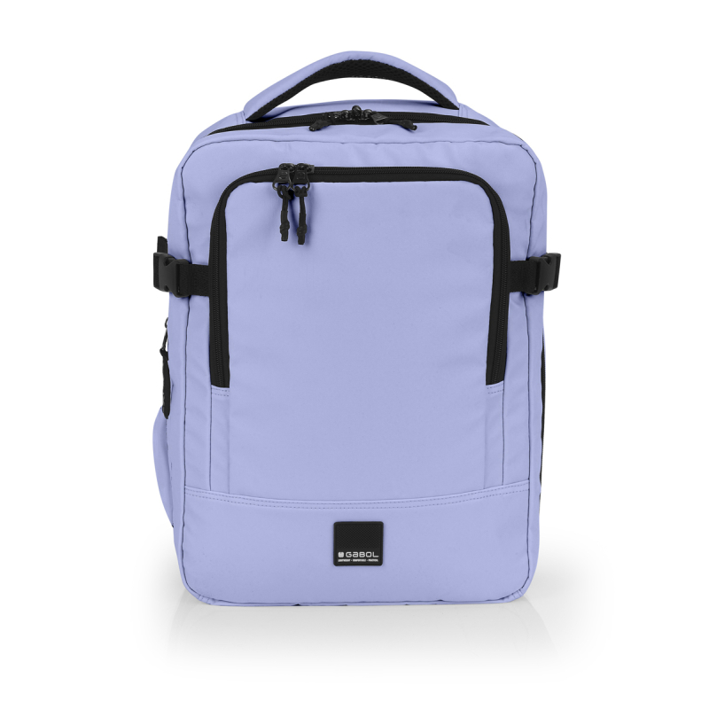Ranac putni za low cost sa 2 odeljka 30x40x20/24 cm 24/28,8l - 0,62kg Vancouver Gabol pastelno ljubičasta